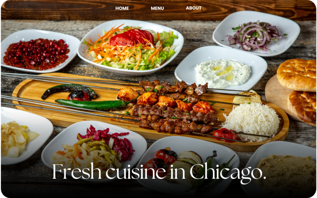 5 Top Restaurant Website Design Examples  Fresh Cuisine in Chicago